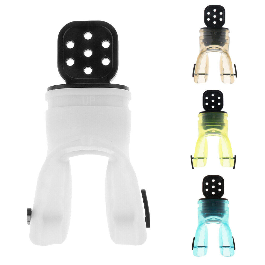 Silicone Scuba Diving Dive Snorkel Moldable Bite Mouthpiece Regulator White