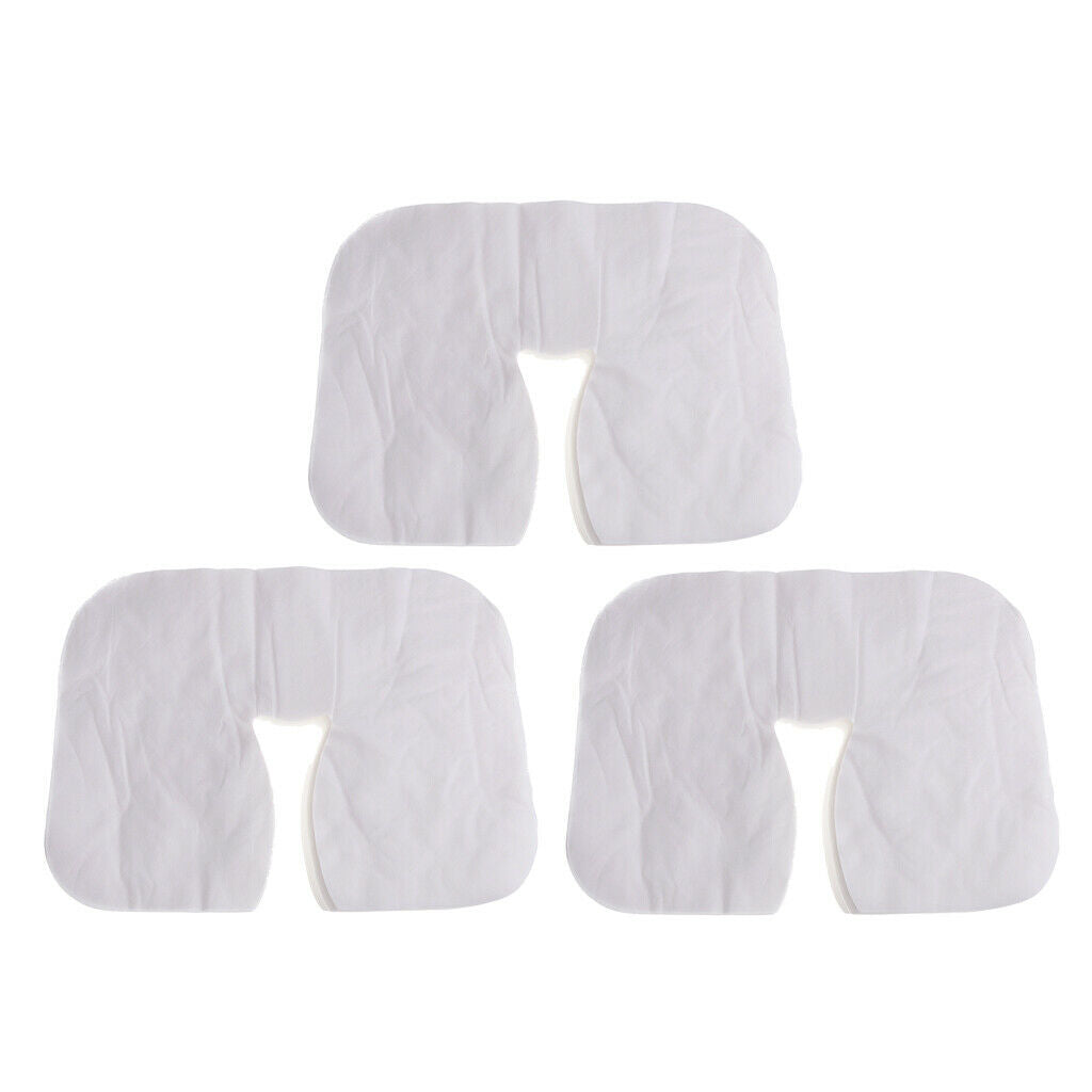 300Pcs Soft Breathable Disposable Bed Massage Cover Beauty Hollow Pad White