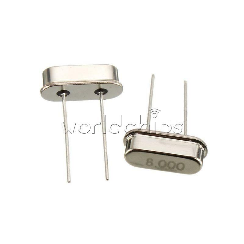 20PCS 8.000MHZ 8 MHZ 8M HZ Crystal Oscillator HC-49S