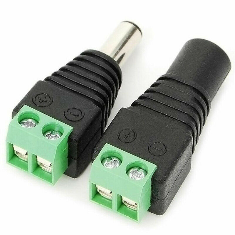12V 10X DC Power Supply Plug Adapter Connector for 5050 3528 LED Strip Li.l8