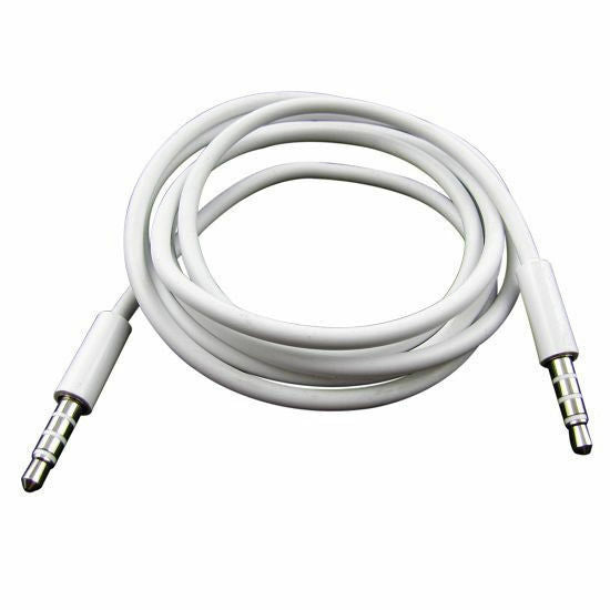 50pcs 1M 3.5mm Male to Male 4 Pole AUX Audio Headphone Extension Cable Cord