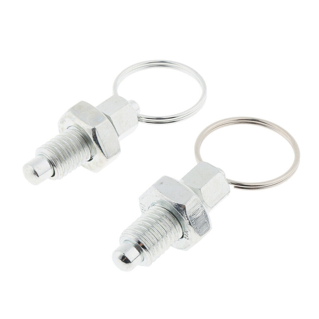 2-Piece Plunger Index Piston Index Single Ring Type Stainless Steel M8 & M12