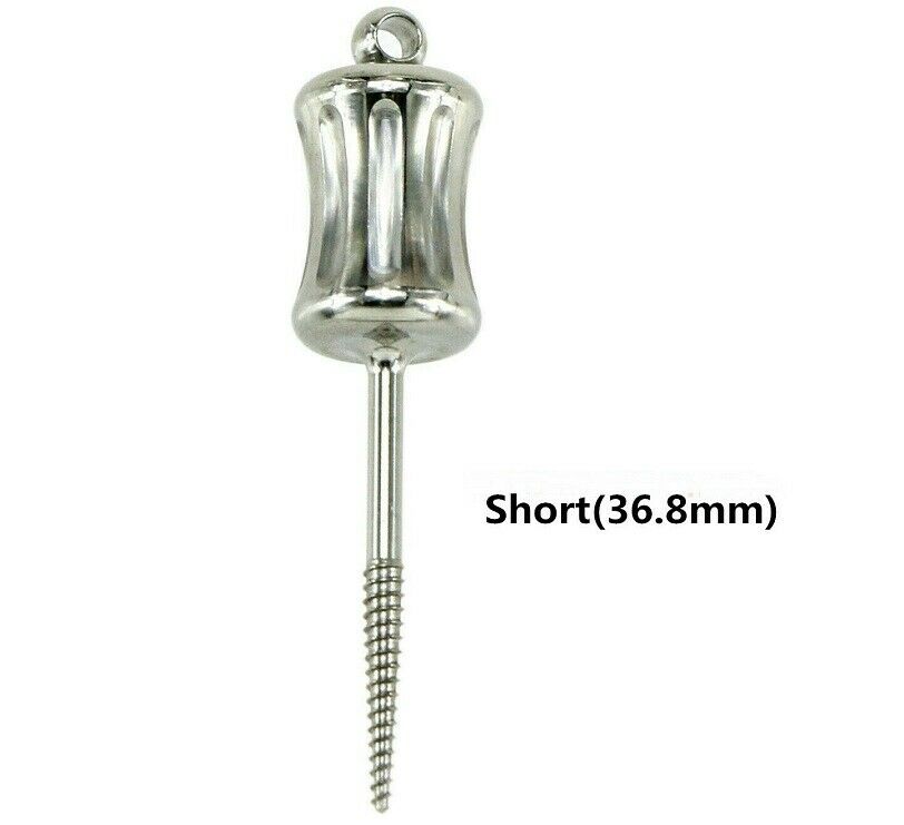 2pc Dental Manual Extractor Apical Root Fragments Drill Short 16mm+Long 22.5mm