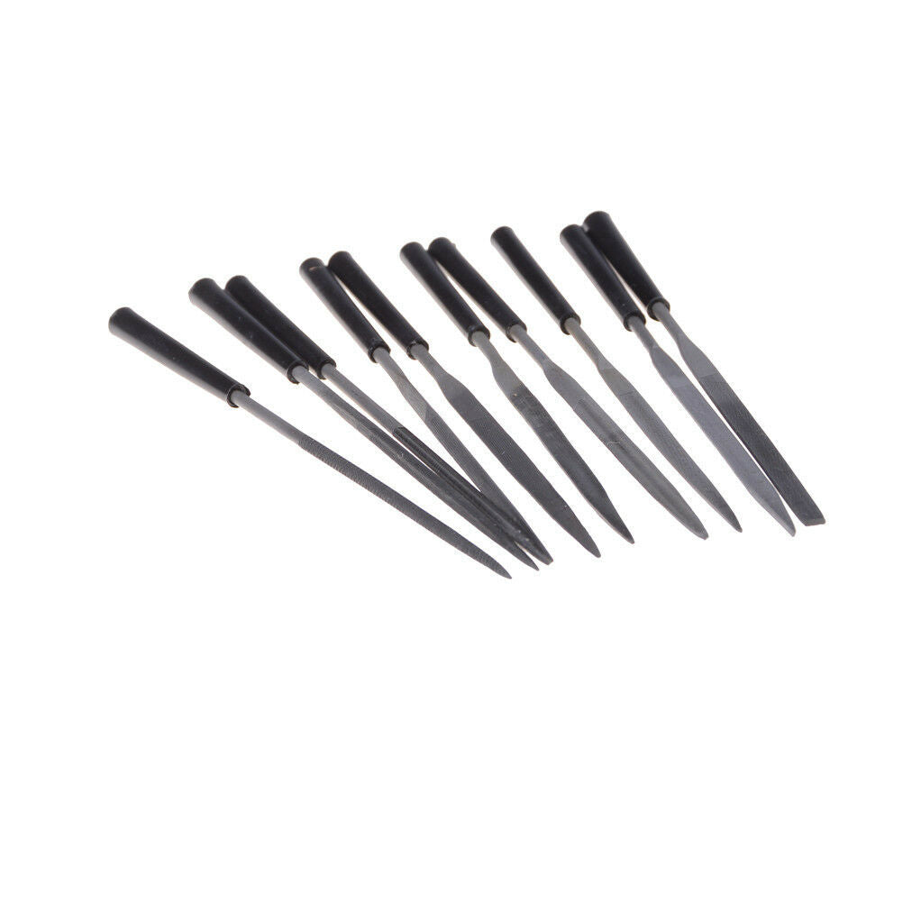 10X 3mmx140mm Diamond Needle File Coated Riffler Jewelry Craft Glass Tool Se Lt