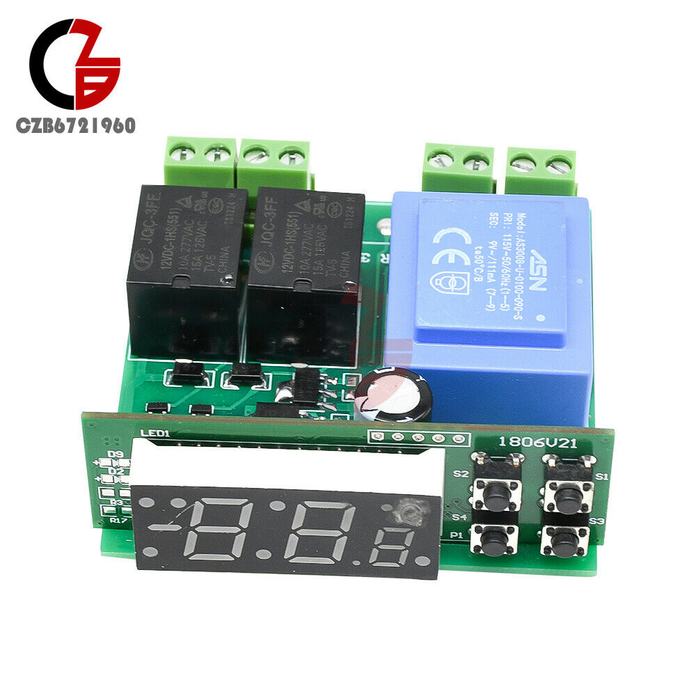 STC-1000 AC 110V Digital Dual Temperature Controller Thermostat NTC Porbe