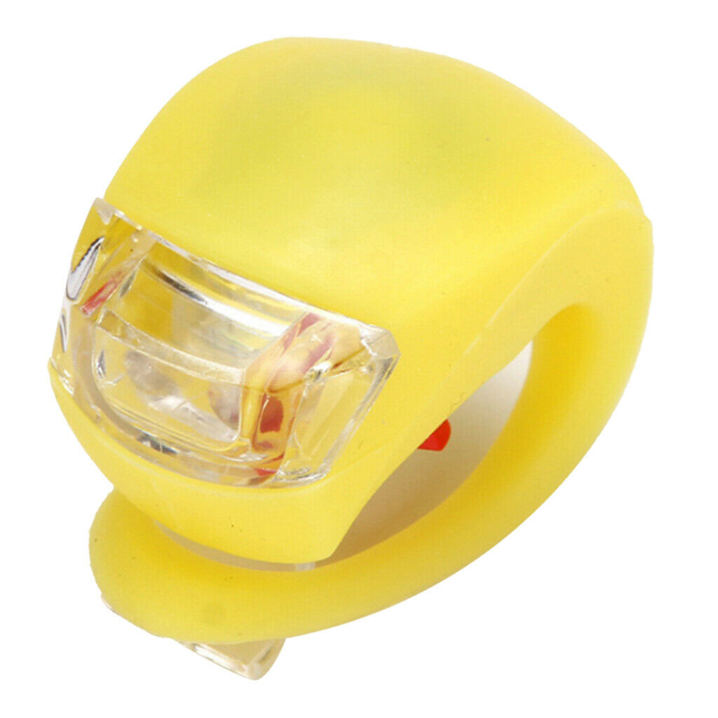 8x Waterproof Cycling Light Headlight Safety Clip-on Taillight Flashlight