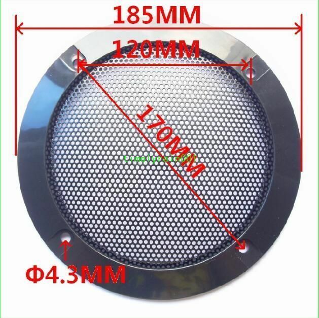 1pcs 6.5"inch 185mm Speaker decorative circle protective grille Audio net cover