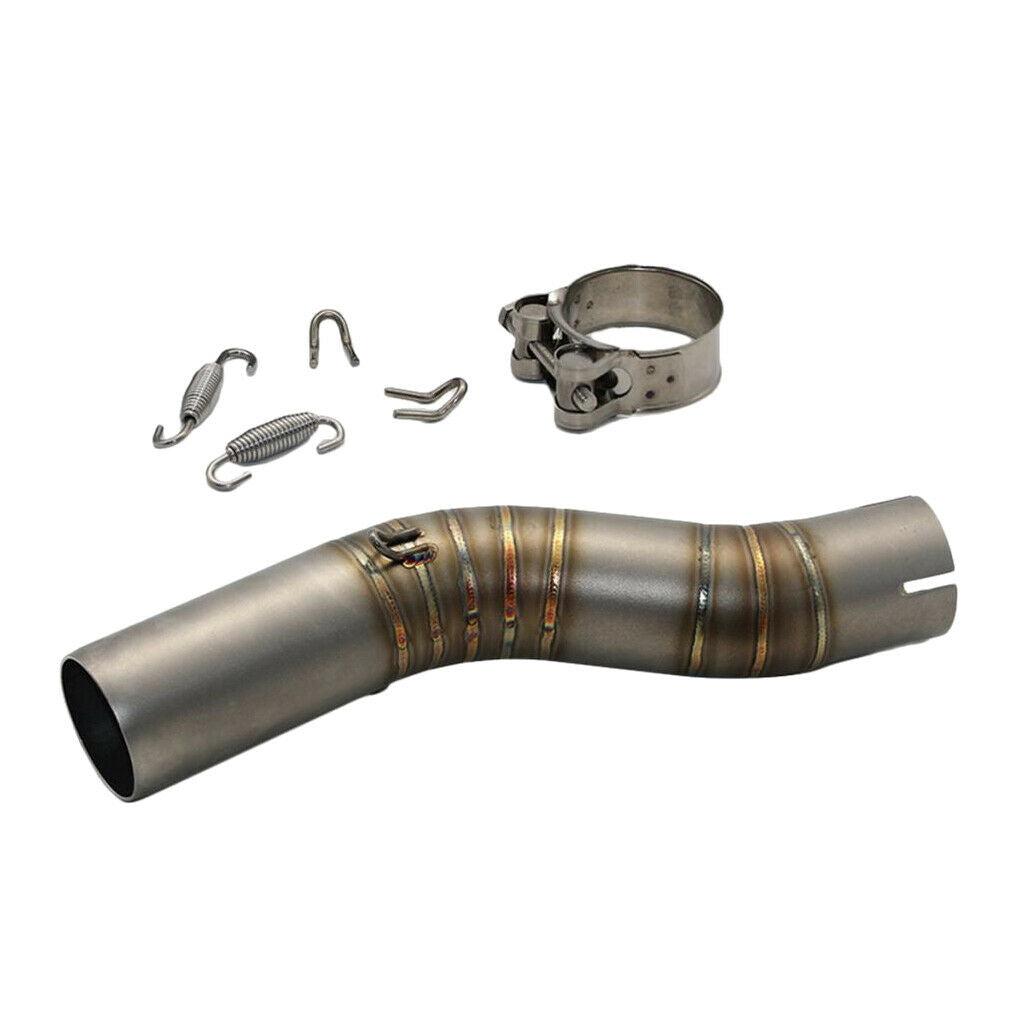 Slip on Motorcycle Exhaust Escape Middle Link Pipe For GSXR 1000 2005 2006