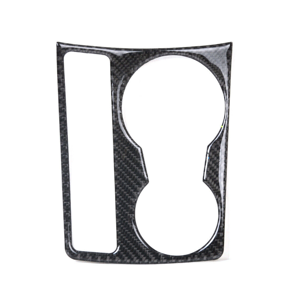 Fit for 09-15 Audi A4 B8 A5on Fiber Cup Holder Panel Cover Frame Overlay Trim An