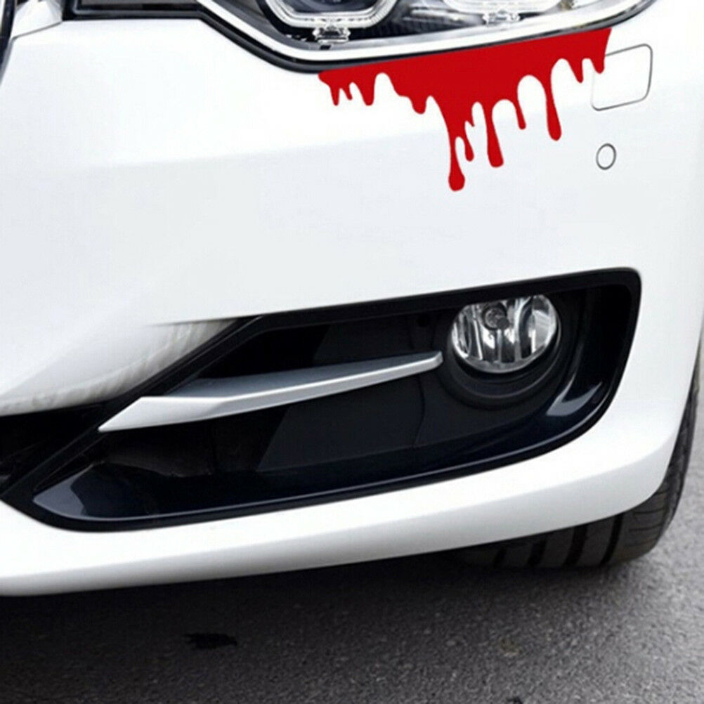 1PC car stickers red blood DIY vehicle body badge car styling stickers dec.l8
