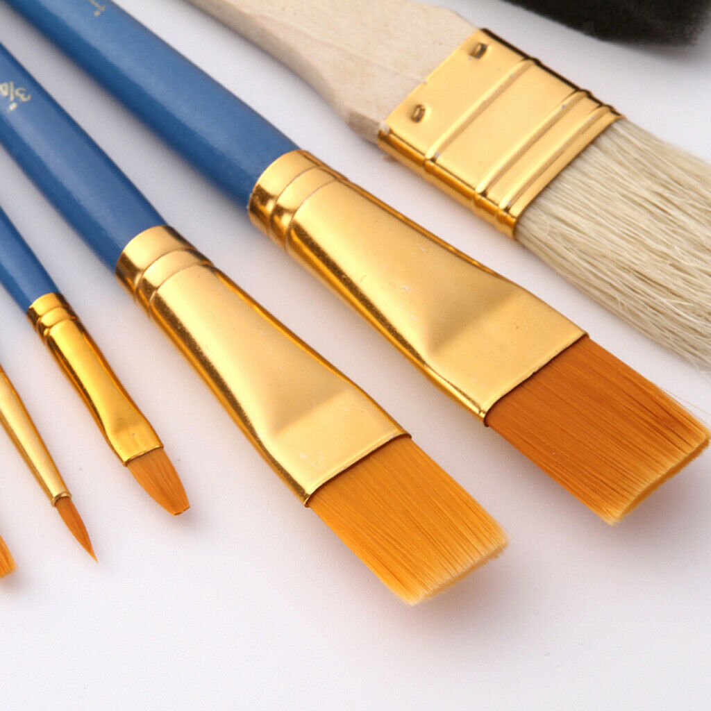 25 Artist Brush Set Acrylic Paint Foam Hairbrush