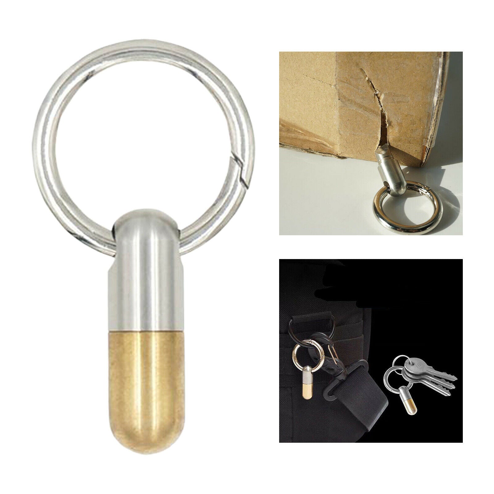 Portable Capsule Cutter Keyring Versatile Cutting Tool Opp Bag Packing