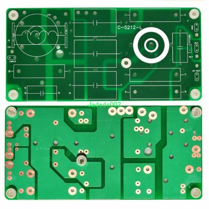 1pcs 213*101mm speaker crossover PCB board Audio Divider circuit board With Foot