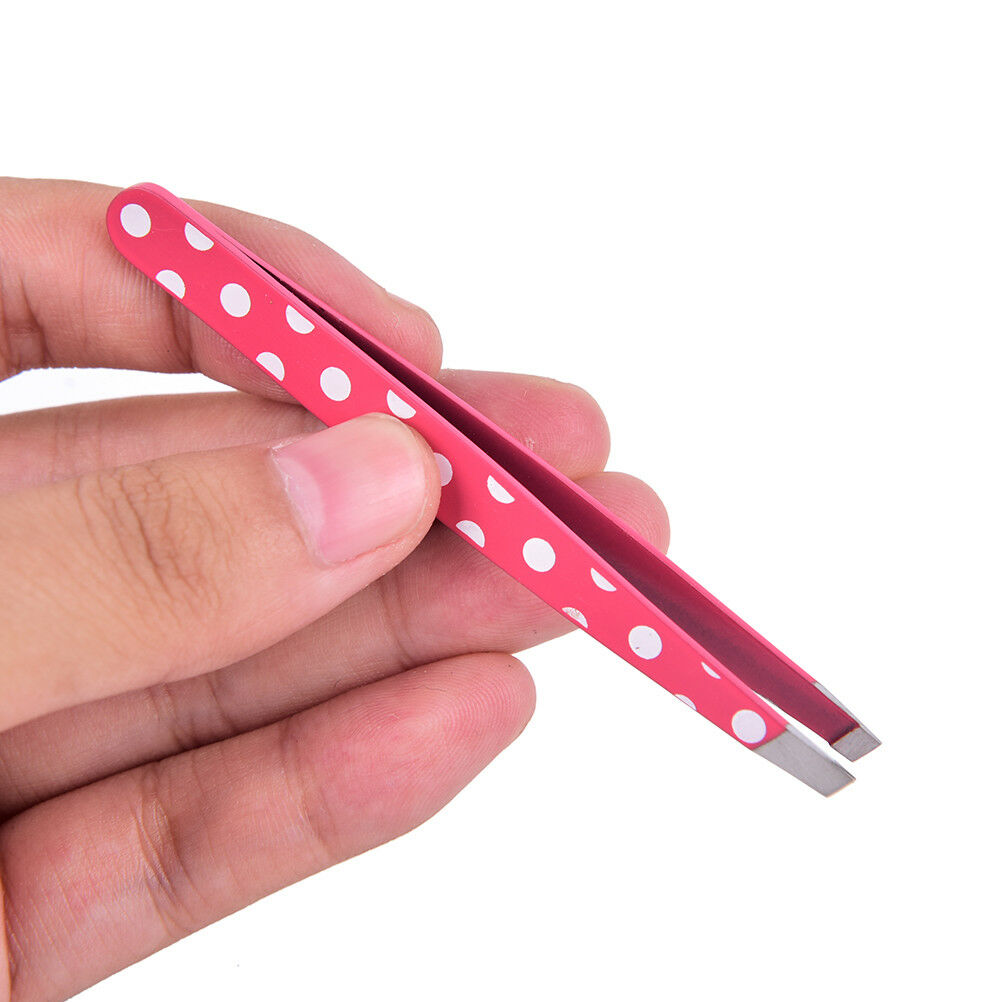 2Pcs/Set Hair Removal Eyebrow Tweezer Eye Brow Clips Beauty Makeup Tool.l8