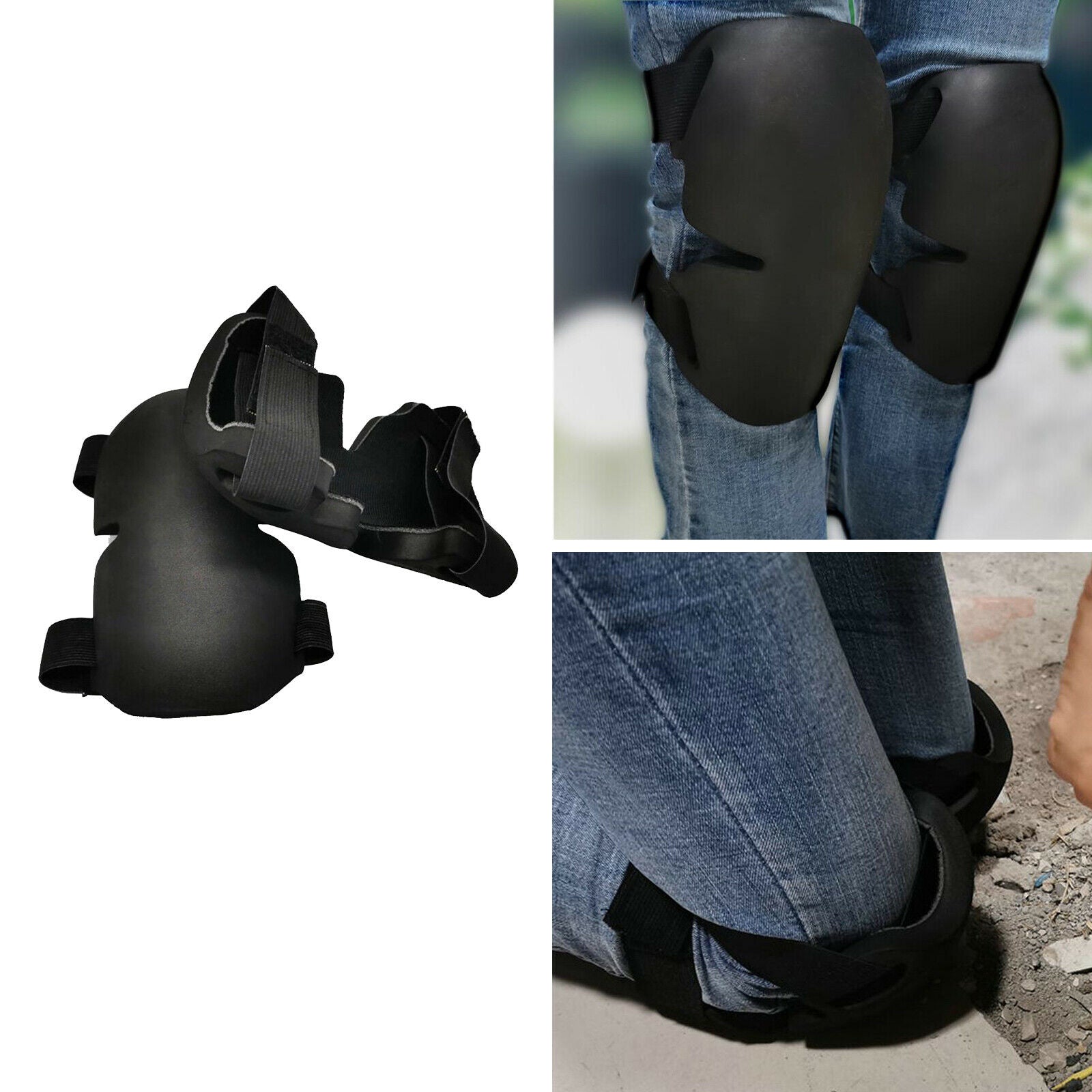 Garden Adjustable Knee Pad High Density Sport Work Safety Comfort Kneepad