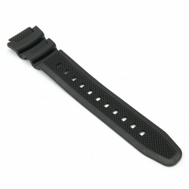 Replacement 18mm Watch Strap Band For SGW 300H SGW 400H SGW 300 SGW 400 Black