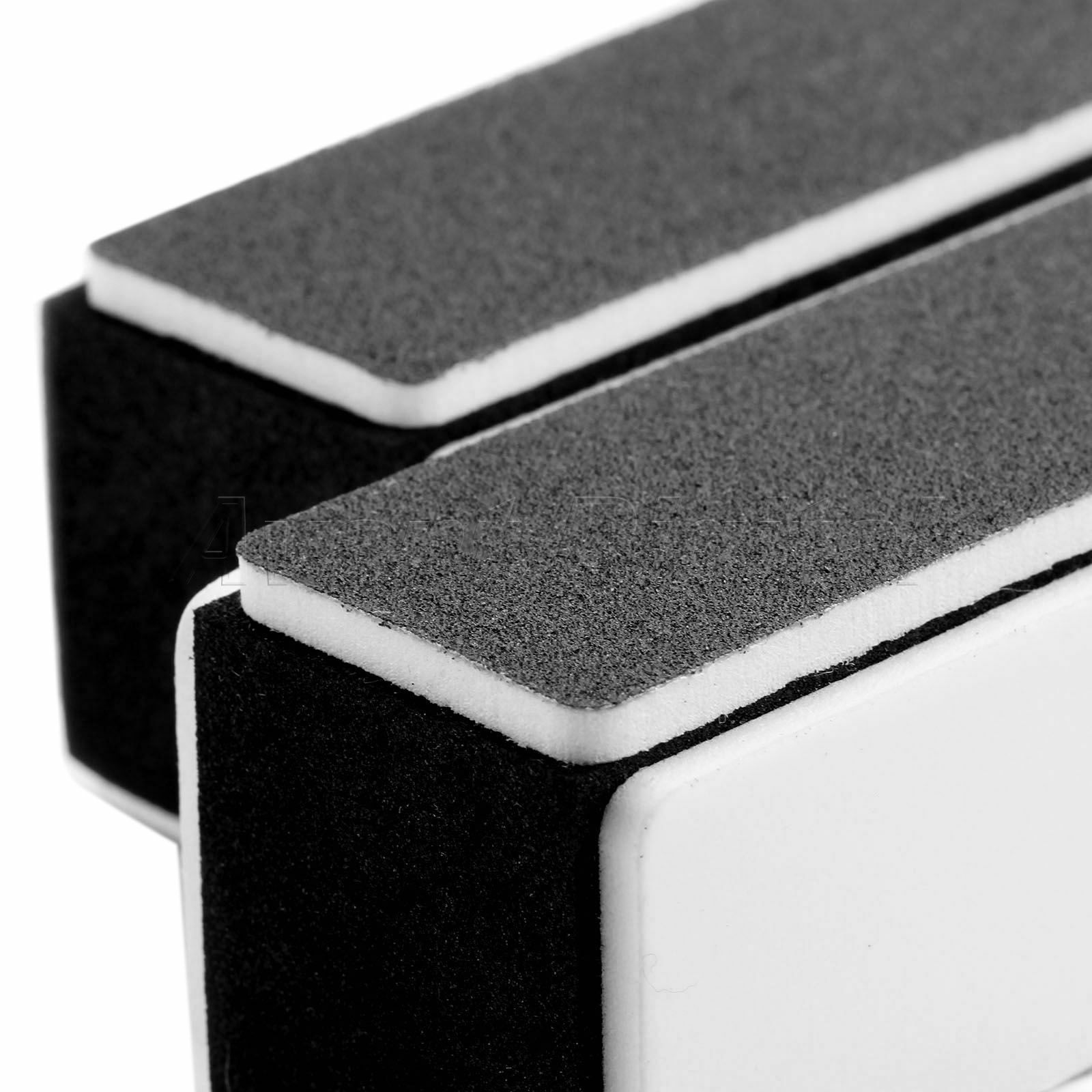 5X 90mm*35mm Sanding Polishing Buffers 4Way Sponge Buffers Polishing Block Grit