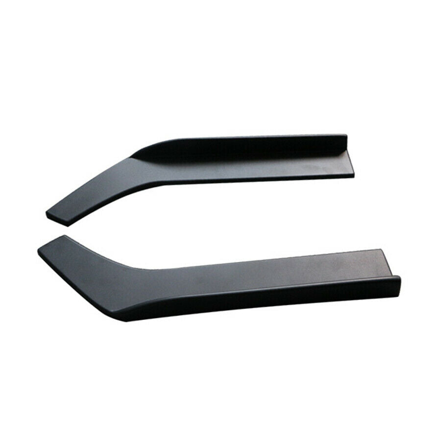 2PC Car Bumper Spoiler Rear Lip Angle Splitter Diffuser Anti-crash Winglet Wings