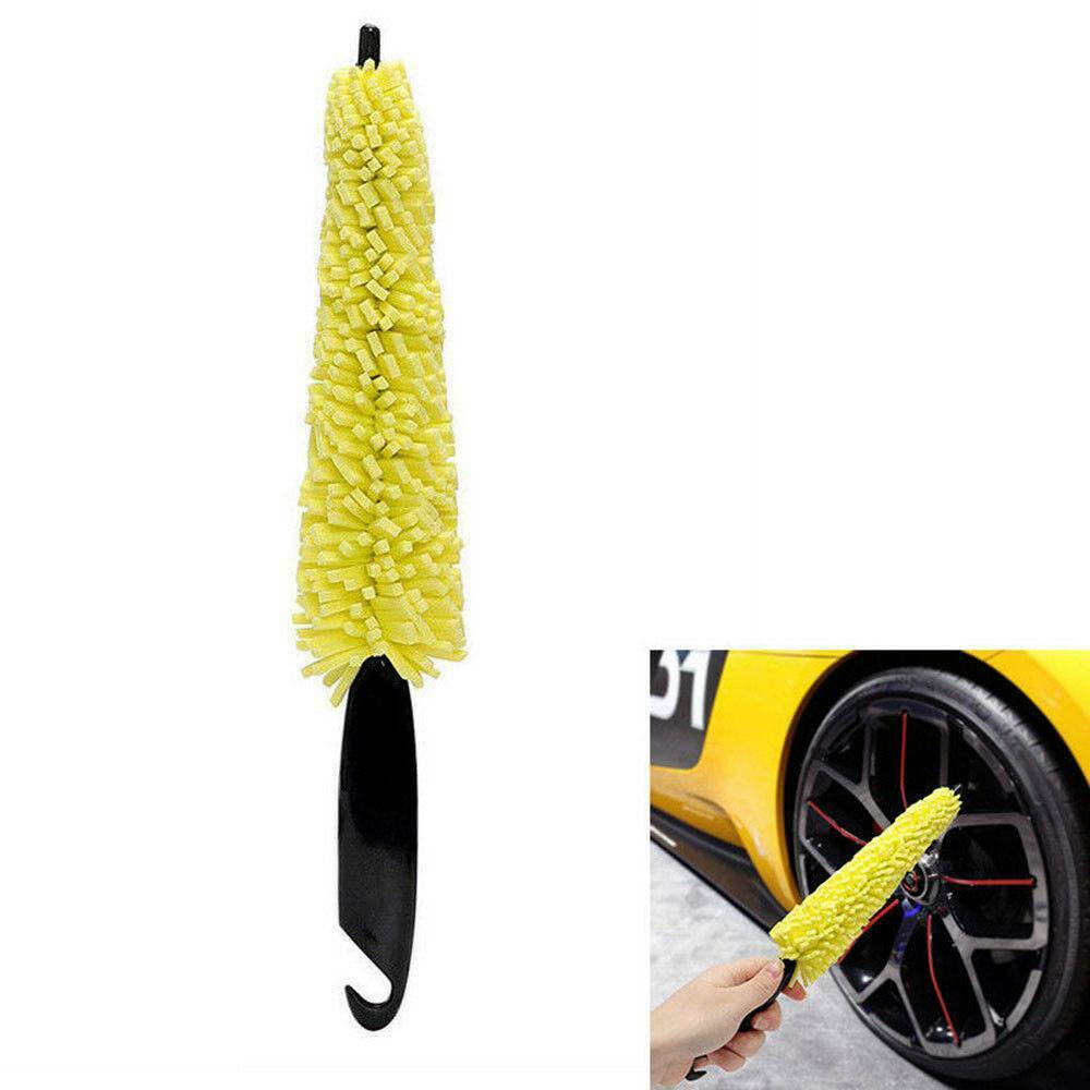 Car Auto Motorcycle Wheel Tire Rim Scrub Brush Cleaner Washing Cleaning Tool