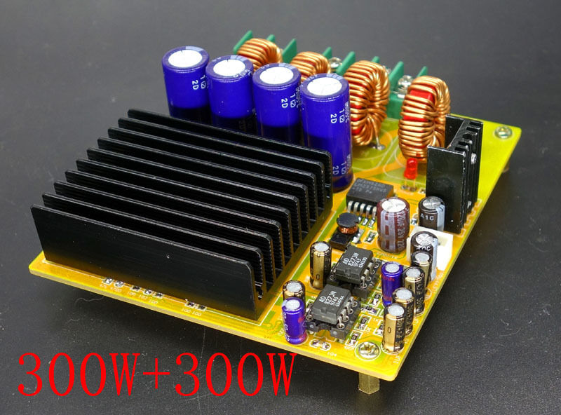 Dual Channel 2x 300W TAS5630 Class-D Digital Audio Amplifier Board HIFI AD827