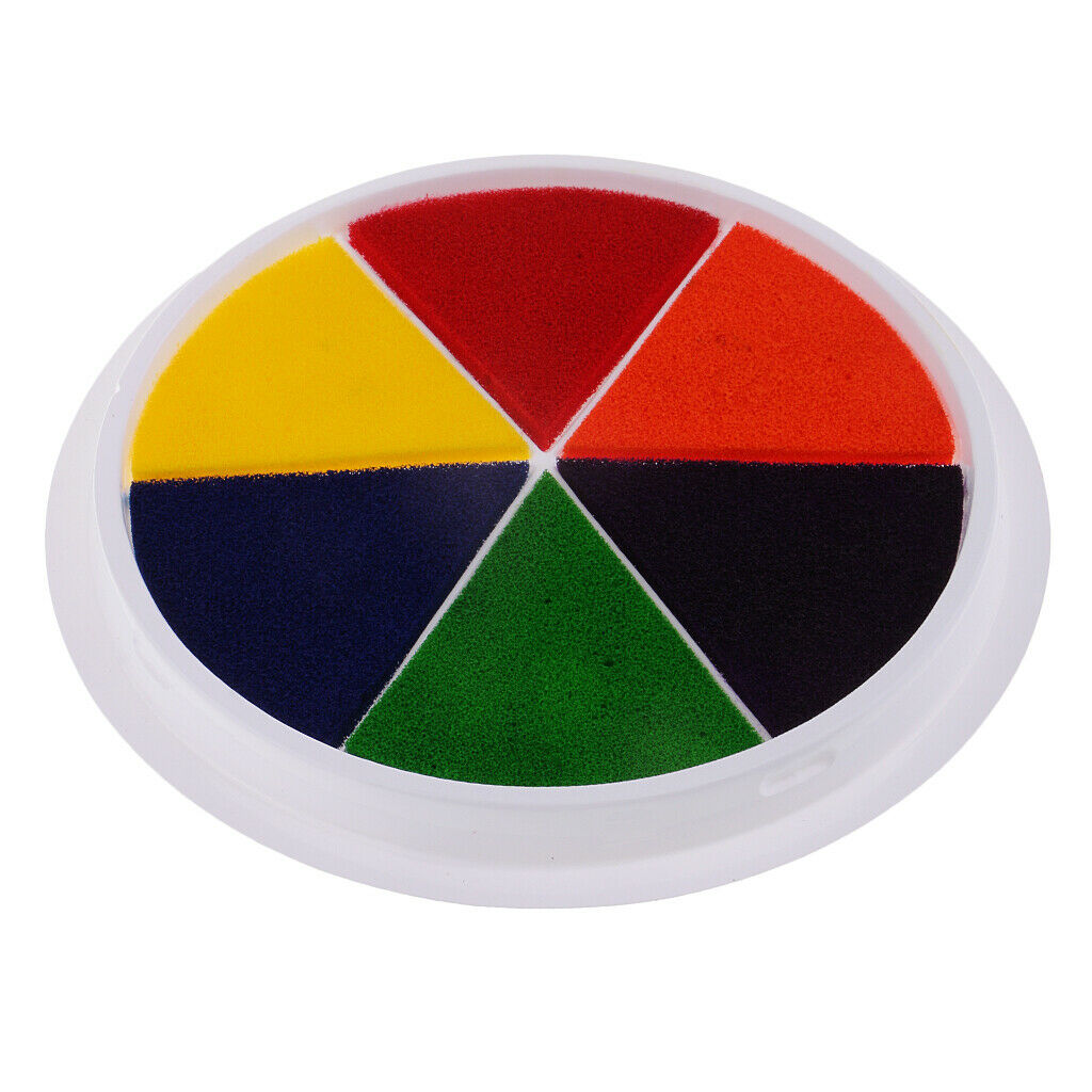 6 Colors Large Ink Pad Stamps for Hand Foot Prints Stamping Finger Painting