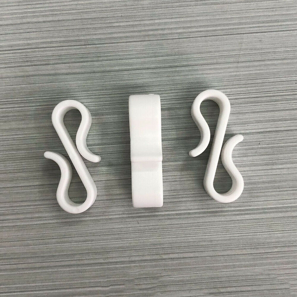 50x Gutter Hooks S Shaped Clips for Holiday Party Fairy Light Hanging Tool Decor
