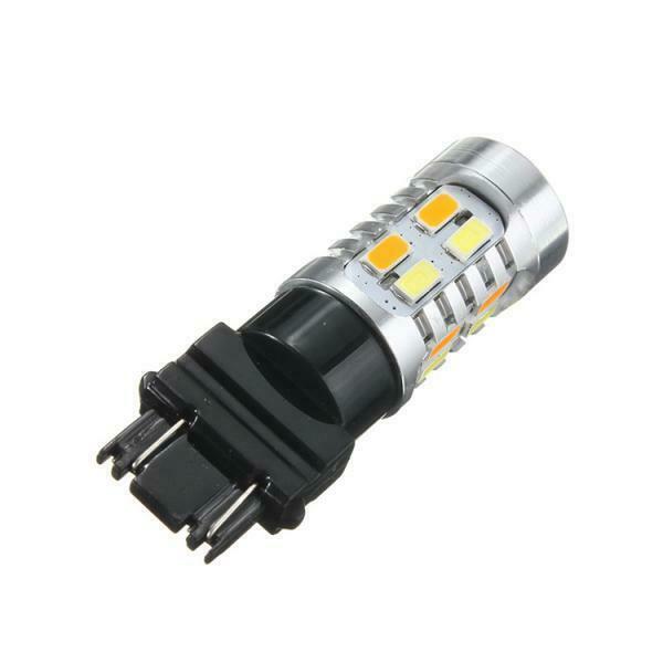2pcs 3157 Zigzag 20-SMD-5630 LED Light Bulb Signal For Car