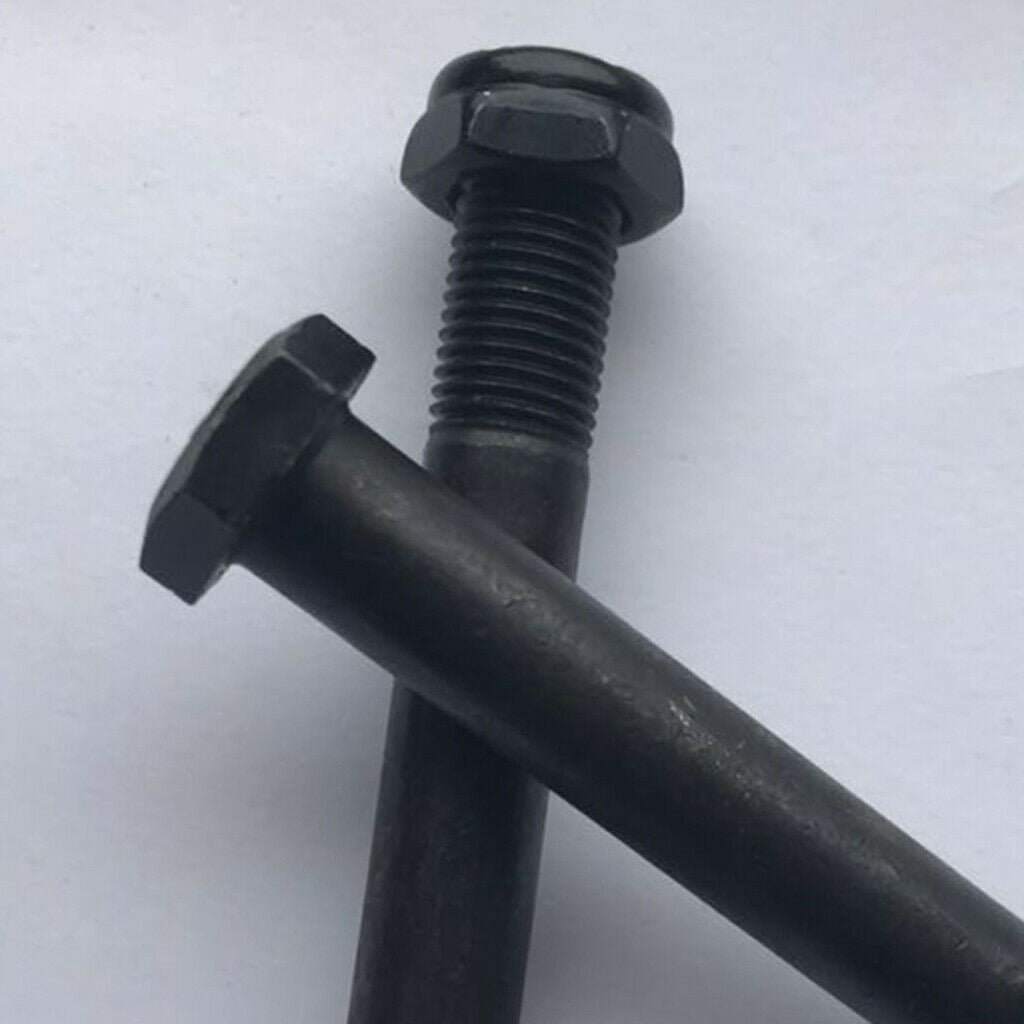 2pcs 62.5mm Skateboard Trucks Kingpin Longboard Hardware + 2pcs Nuts Black