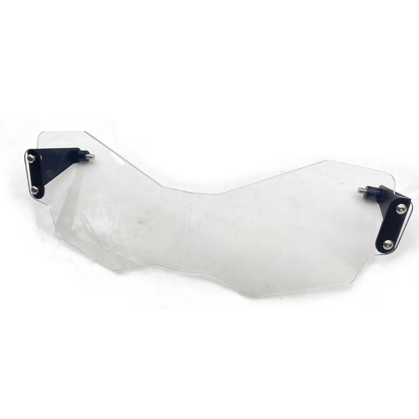 Motorcycle Headlight Protector Guard Grille Cover Transparent Light Bracket