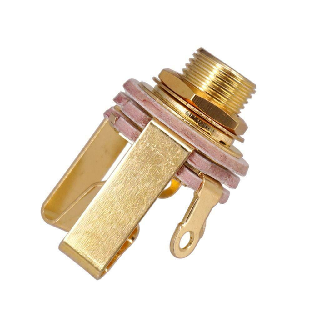 Lots 2 1/4" Mono Plug Input for Electric Active Pickup Plug Output 6.35mm