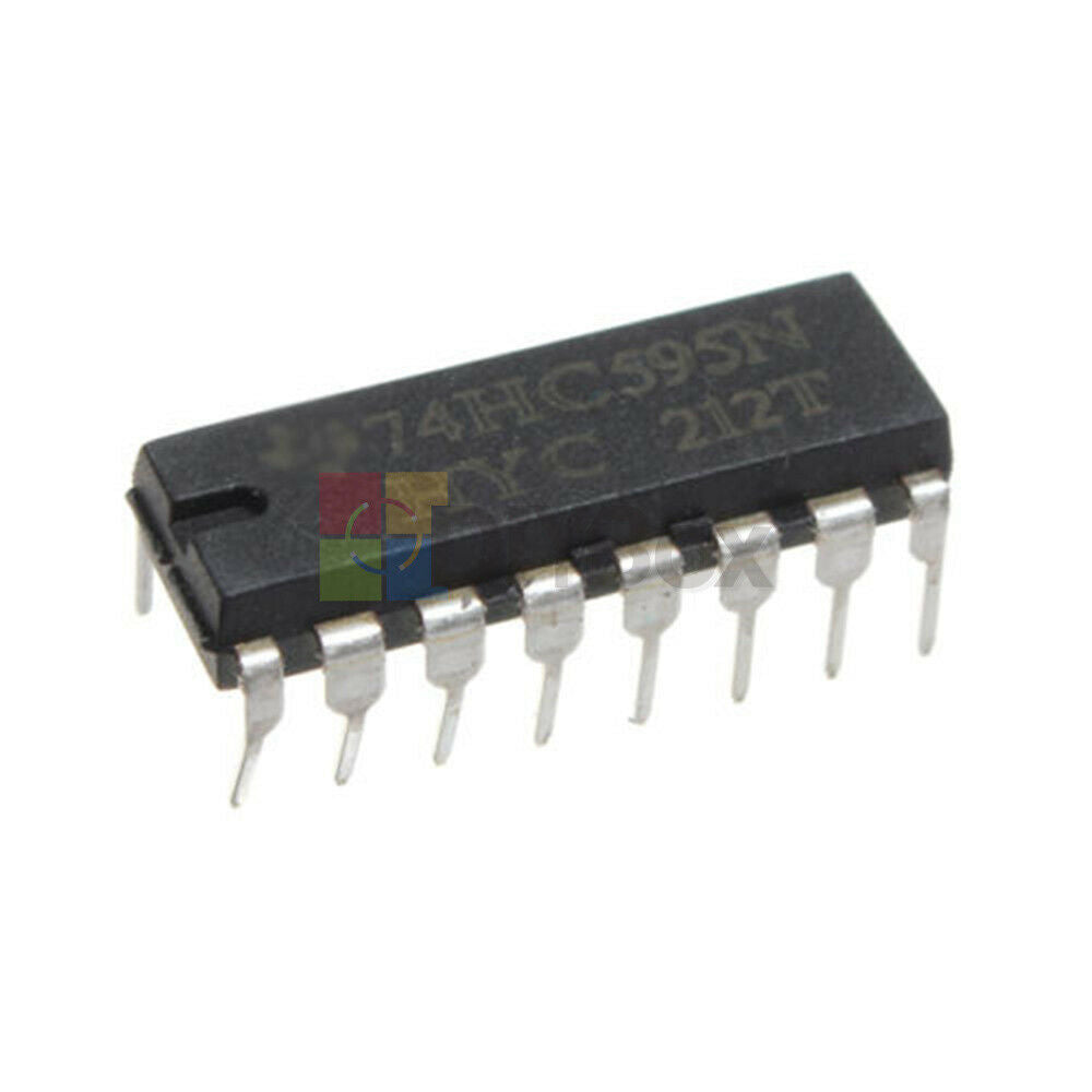 50PCS  2V ~ 6V 74HC595 SN74HC595N 8-Bit Shift Register DIP-16 IC