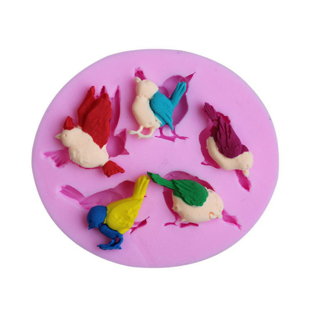 Bird Pattern Fondant Cake Mold Candy Sugar craft Cutter Baking Tool zcJC.l8