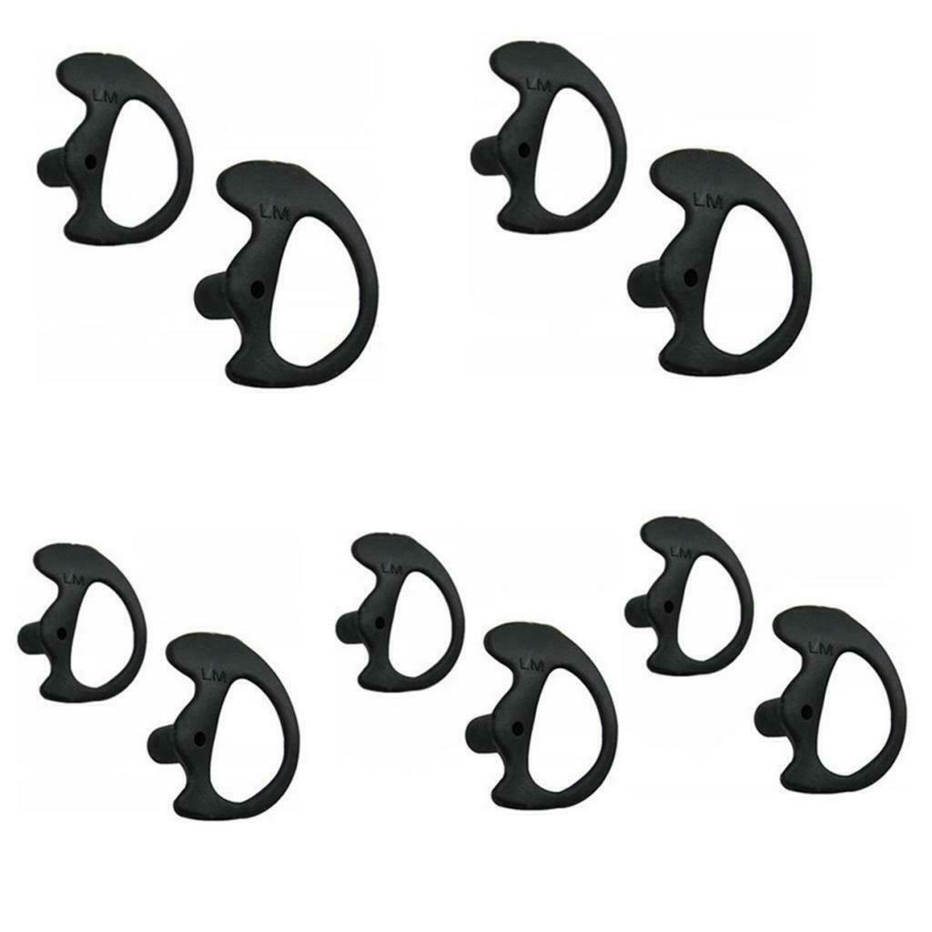 Soft 5 Pair Left Earmold Earbud Earplug for Puxing Wouxun Two-Way Radio Kits