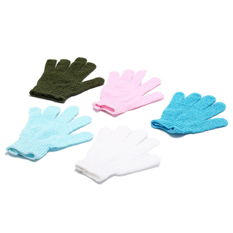 1pc shower exfoliating body scrub glove dead skin removal massage bath mit.l8
