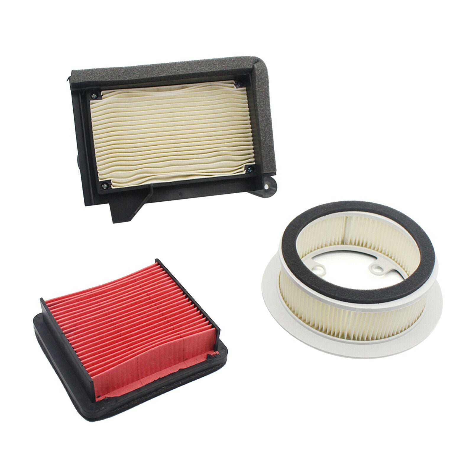 3pieces Motorcycle Air Filters for Yamaha XP530 TMAX 530 SX/DX 2017-2019