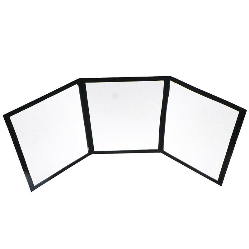 3-Way Mirror for Practice Poker Coin Technique Card Pad Magic Props Access Z Tt
