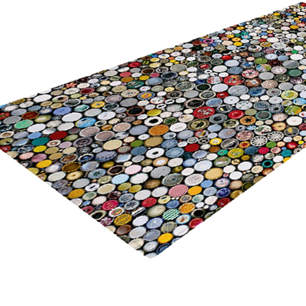 Button Mosaic Floor Mat Bedroom Bedside Area Rugs Crawl Mat Playmat 40x120cm