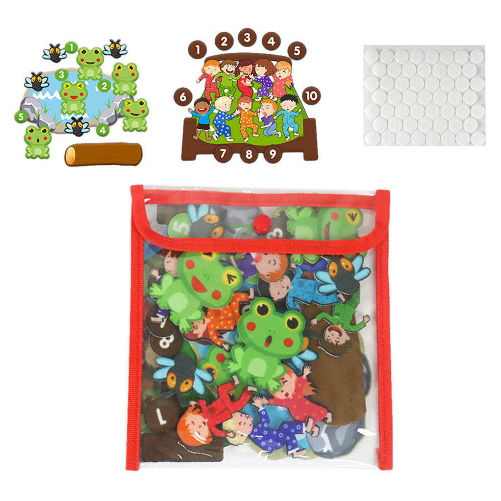 Felt Story Board Kindergarten Teaching Aid Montessori Educational Interactive