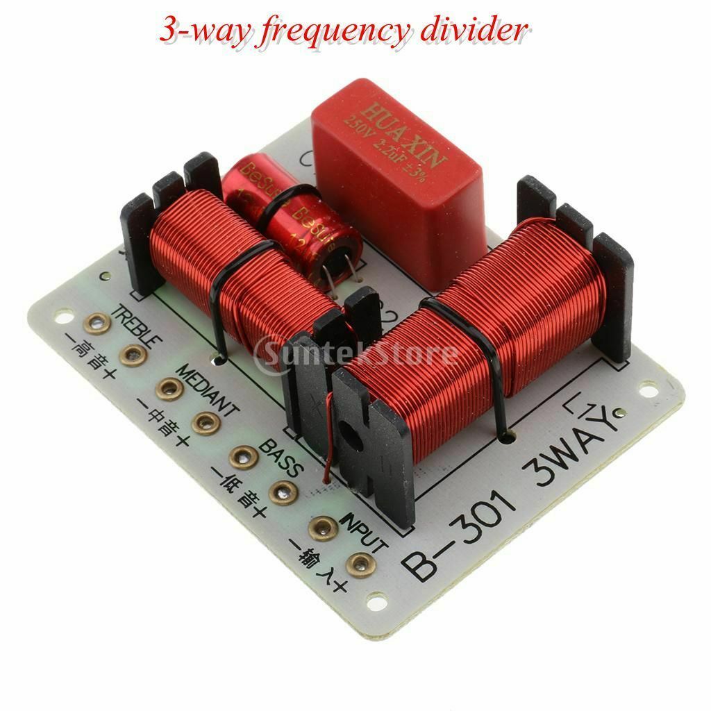 3 Way Frequency Splitter For Subwoofer 150W Audio Speakers