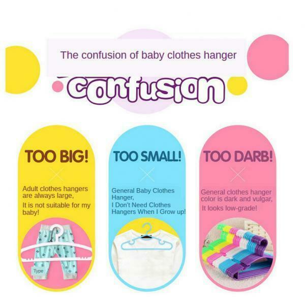 20pcs Kids Hangers Retractable Children's Bar Hangers for Coat Trouser Skirt