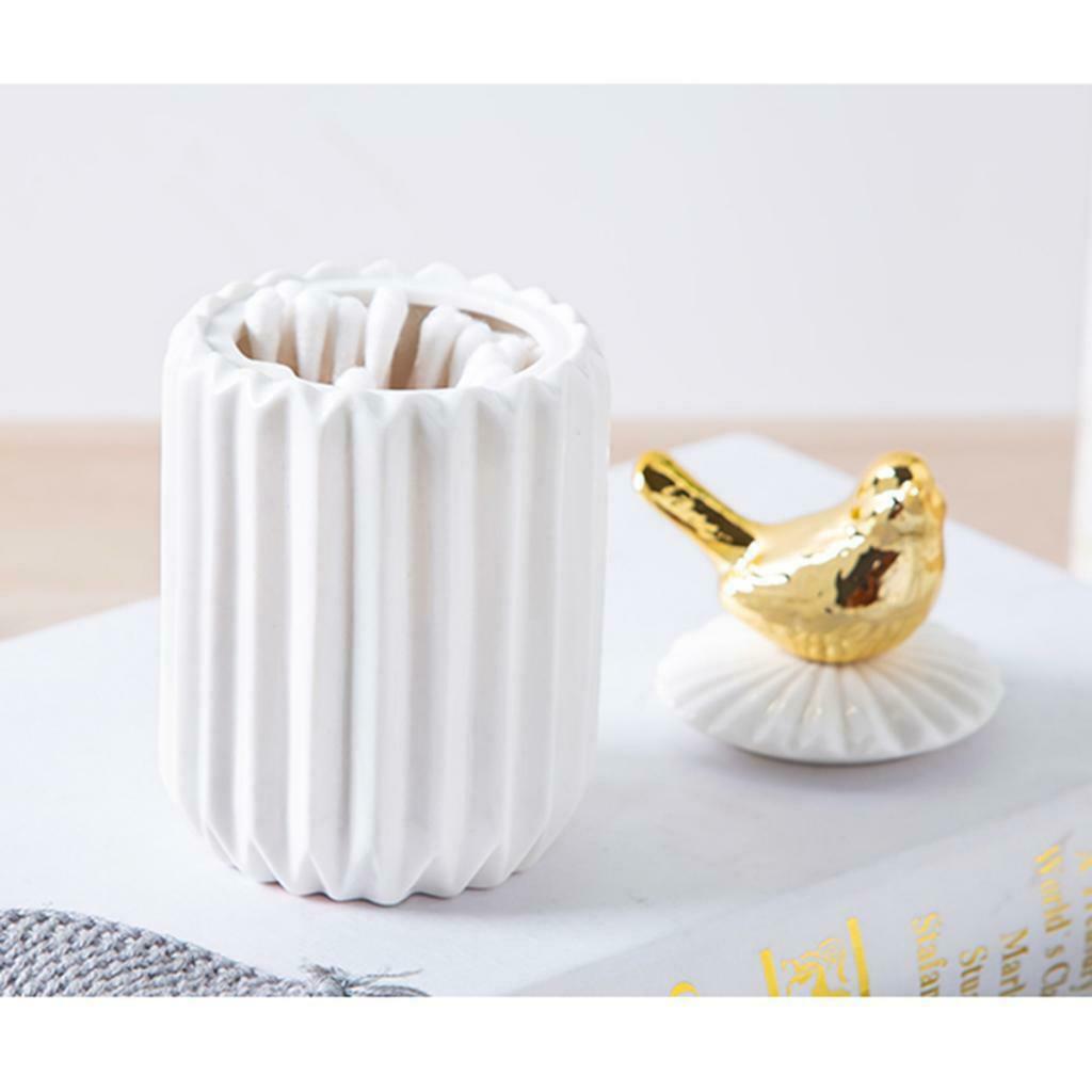 1 lot Toothpick Holder Nordic Style Ceramic with Lid for Cafe Restaurant