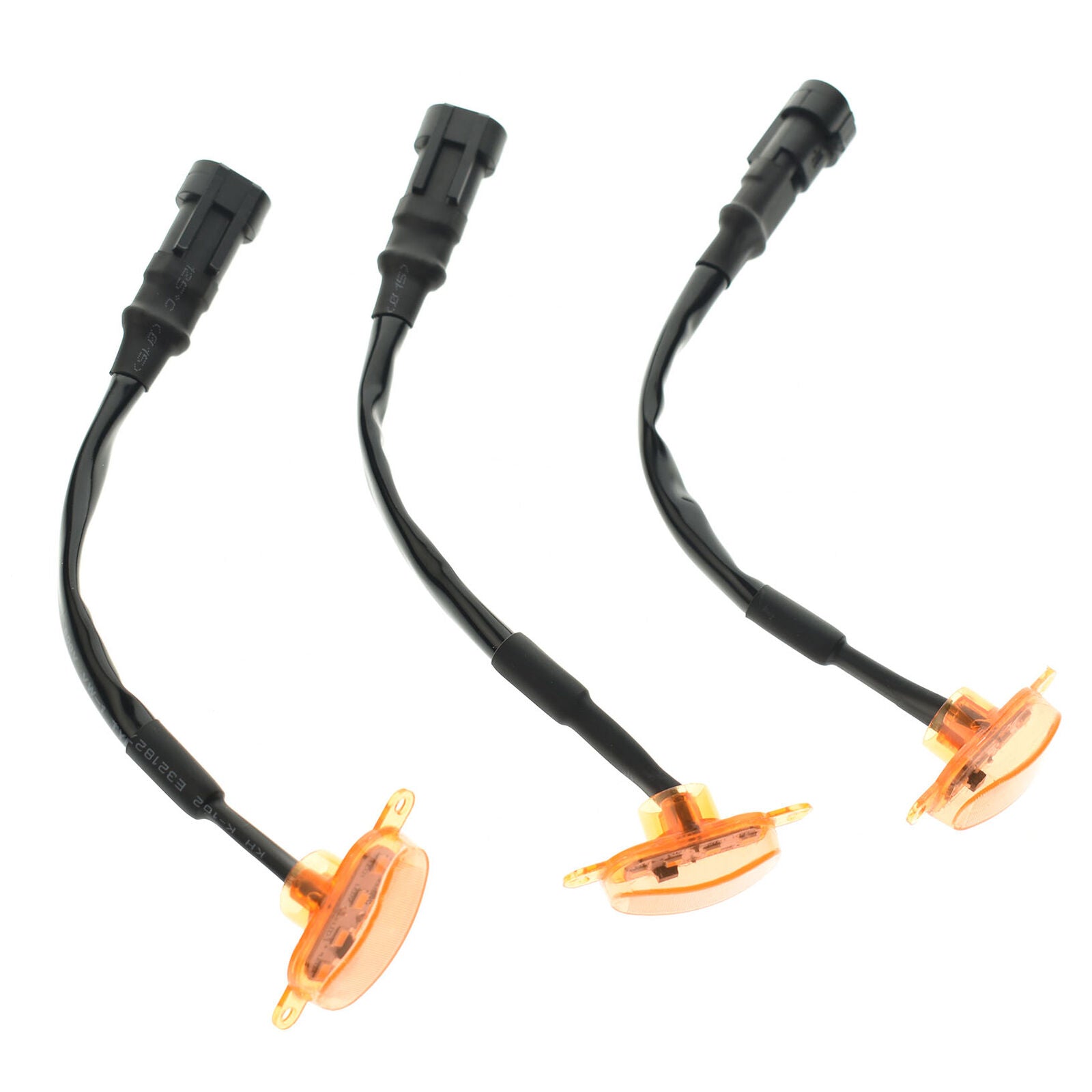 3x Yellow Lens Amber LED Front Grille Running Lights Lamps For Ford F-150 Raptor