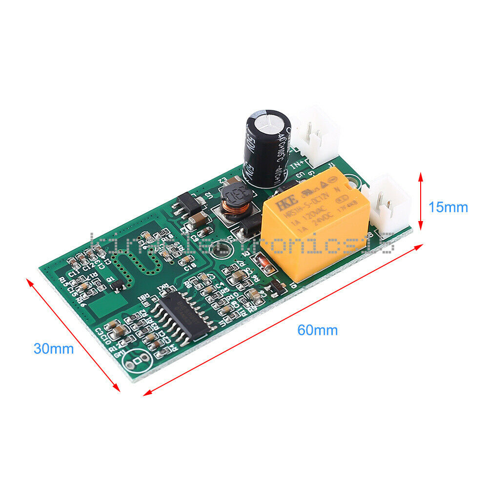 1X Microwave Radar Sensor Relay Output Switch Controller Human Body Induction
