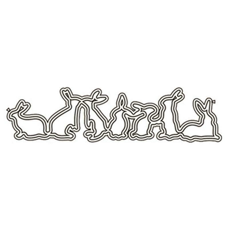 Happy Easter DIY Cutting Dies Stencil DIY Scrapbooking Embossing Paper Card