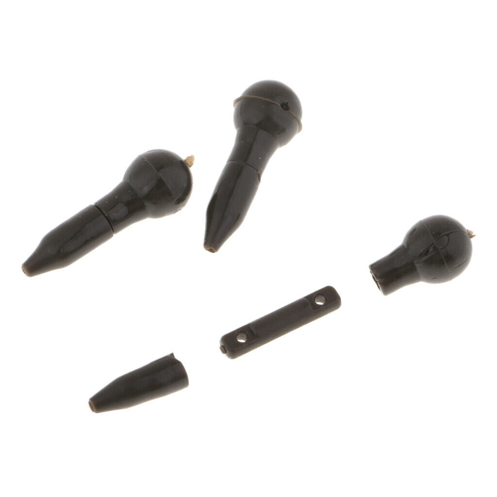 20pcs In-line Quick Change Beads Method Feeder Beads Hook Connectors Links