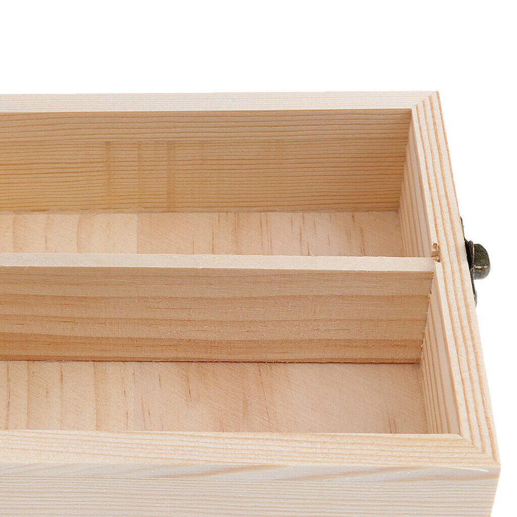 Natural Wood Essential Oil Storage Box Display Carry Case Organizer Holder