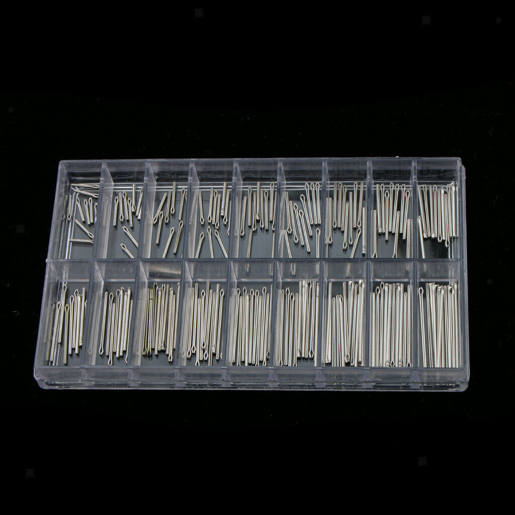 180 Pieces Stainless Steel Watch Band Double Flange Bars Strap Link Cotter Pins