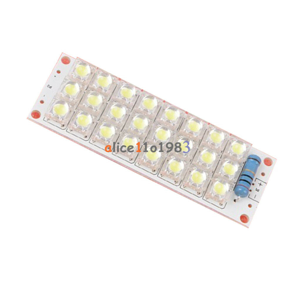 10PCS White DC12V 24-LED Super Bright Piranha LED board Night LED Lights Lamp
