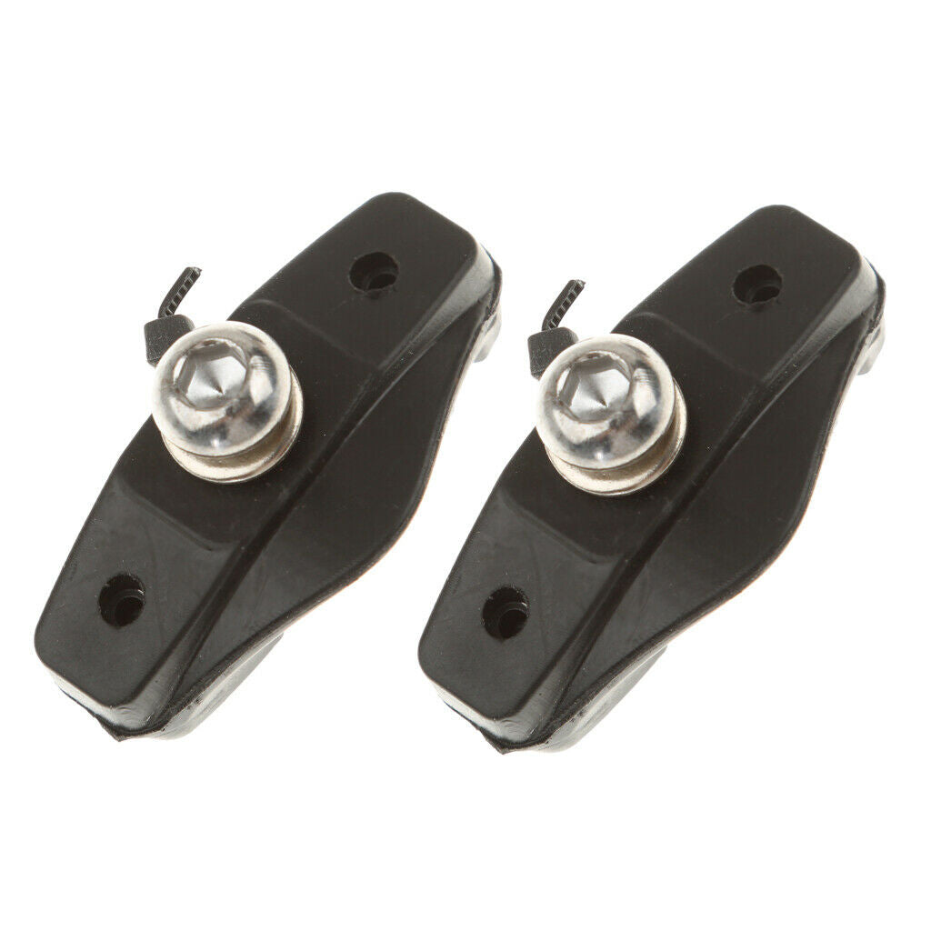 2 X Road Bike Brake Pads Cycle Blocks Black 5cm