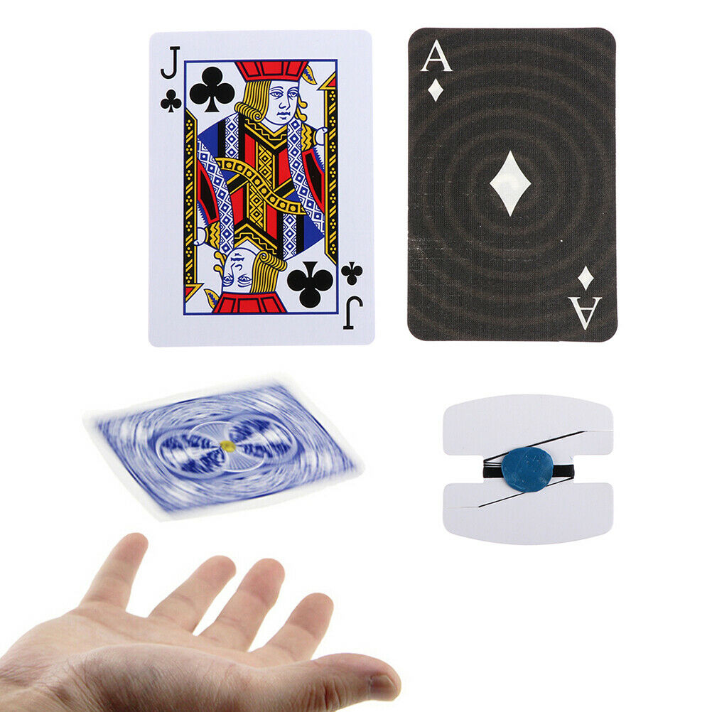 1Set UFO cards floating poker card hummingbird stage street close-up magicJCA Tt